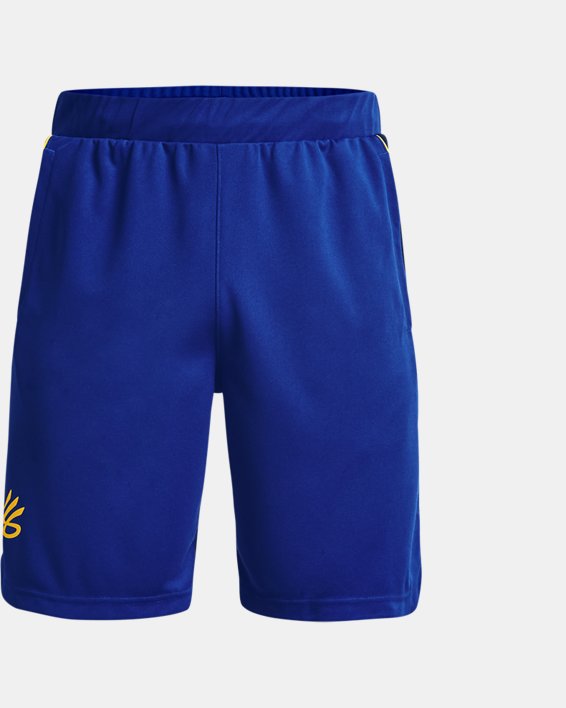Men's Curry UNDRTD Splash Shorts, Blue, pdpMainDesktop image number 4